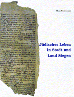 Jüdisches Leben in Stadt und Land Siegen