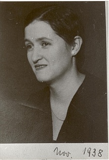Foto von Else Waldmann im Jahr 1938